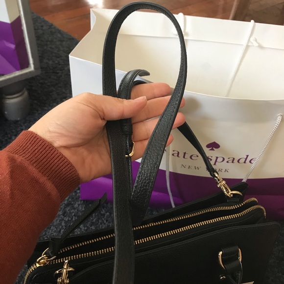 Kate Spade Pebbled Mulberry Street Lise Satchel - Picture 6 of 7